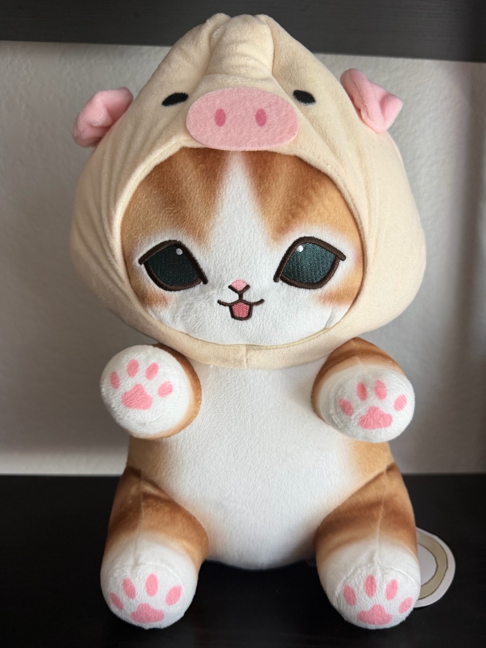 MOFUSAND Nyanko Pork bun Big Plush doll 12” inches NWT